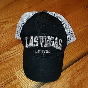 Robin Ruth - distressed LasVegas Snapback Cap NWOT